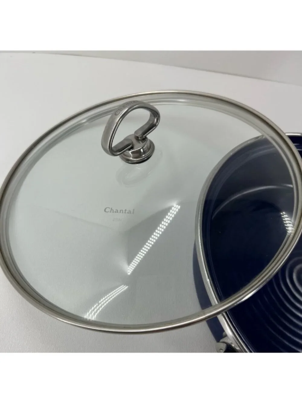 Chantal Enamel Steel Saute Pan 9.5